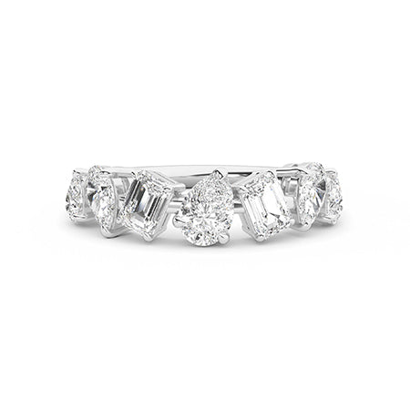 Emerald LG Diamond Ring in Yellow Gold - Binson Diamonds Antwerp