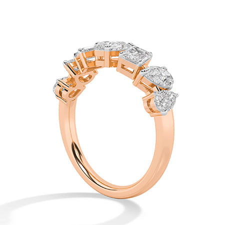 Emerald LG Diamond Ring in Yellow Gold - Binson Diamonds Antwerp