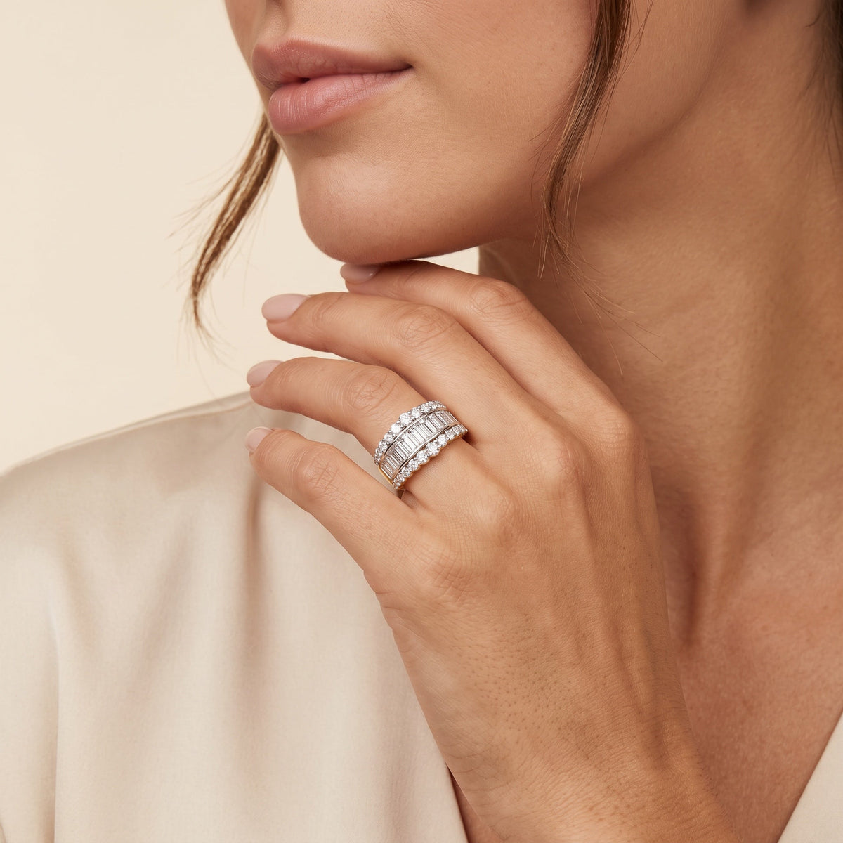 Baguette LG Diamond Ring