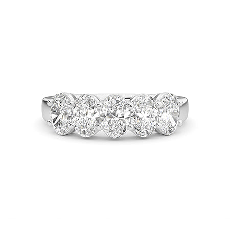Oval LG Diamond Ring in Rose Gold - Binson Diamonds Antwerp