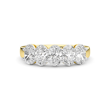 Oval LG Diamond Ring in Rose Gold - Binson Diamonds Antwerp