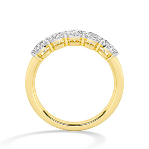 Oval LG Diamond Ring in Rose Gold - Binson Diamonds Antwerp