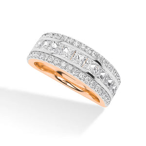 Round LG Diamond Ring in White Gold - Binson Diamonds Antwerp