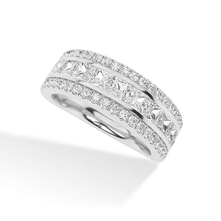 Round LG Diamond Ring in White Gold - Binson Diamonds Antwerp
