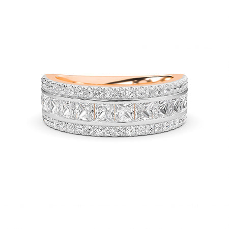 Round LG Diamond Ring in White Gold - Binson Diamonds Antwerp