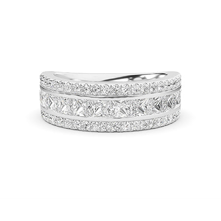 Round LG Diamond Ring in White Gold - Binson Diamonds Antwerp