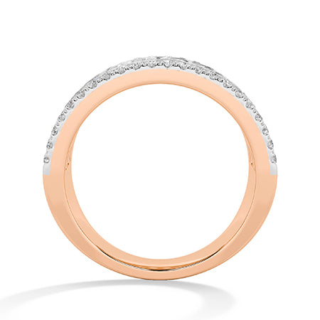 Round LG Diamond Ring in Yellow Gold - Binson Diamonds Antwerp