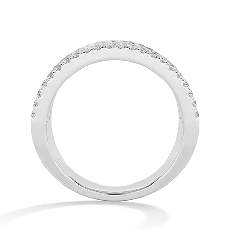 Round LG Diamond Ring in White Gold - Binson Diamonds Antwerp