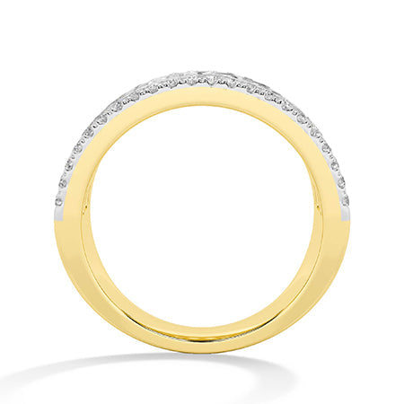 Round LG Diamond Ring in White Gold - Binson Diamonds Antwerp