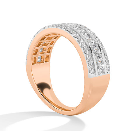 Round LG Diamond Ring in White Gold - Binson Diamonds Antwerp