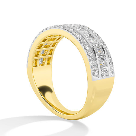 Round LG Diamond Ring in White Gold - Binson Diamonds Antwerp