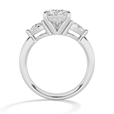 Pear LG Diamond Ring in Yellow Gold - Binson Diamonds Antwerp