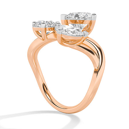Heart LG Diamond Ring in White Gold - Binson Diamonds Antwerp