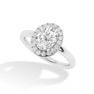 Round LG Diamond Ring in Yellow Gold - Binson Diamonds Antwerp