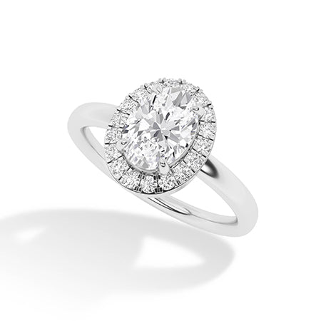 Round LG Diamond Ring in Yellow Gold - Binson Diamonds Antwerp