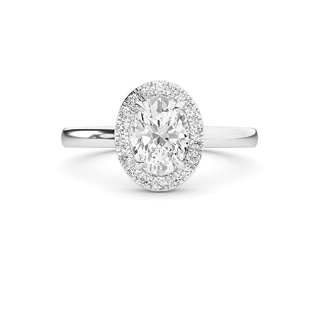 Round LG Diamond Ring in Rose Gold - Binson Diamonds Antwerp