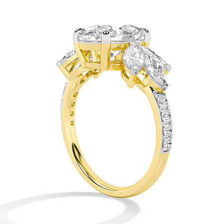 Oval LG Diamond Ring in Rose Gold - Binson Diamonds Antwerp