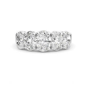 Oval LG Diamond Ring in Rose Gold - Binson Diamonds Antwerp