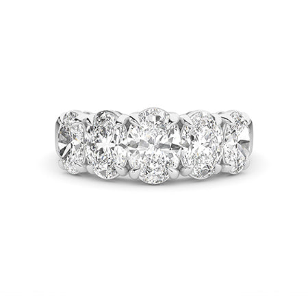 Oval LG Diamond Ring in Rose Gold - Binson Diamonds Antwerp