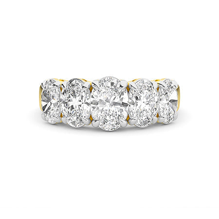 Oval LG Diamond Ring in Rose Gold - Binson Diamonds Antwerp