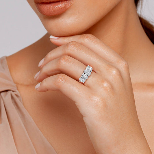 Oval LG Diamond Ring in Rose Gold - Binson Diamonds Antwerp