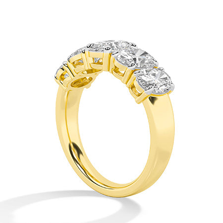 Oval LG Diamond Ring in Rose Gold - Binson Diamonds Antwerp