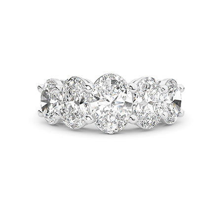 Oval LG Diamond Ring in Yellow Gold - Binson Diamonds Antwerp
