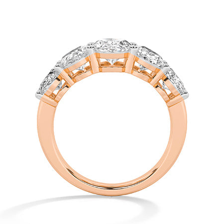 Oval LG Diamond Ring in White Gold - Binson Diamonds Antwerp