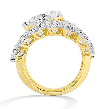 Heart LG Diamond Ring in Yellow Gold - Binson Diamonds Antwerp