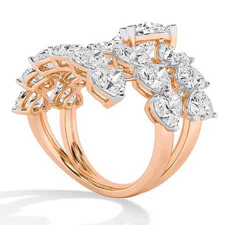 Heart LG Diamond Ring in Yellow Gold - Binson Diamonds Antwerp