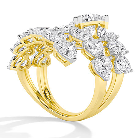Heart LG Diamond Ring in Yellow Gold - Binson Diamonds Antwerp