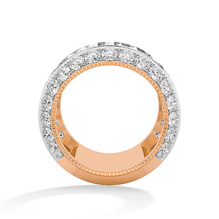 Baguette LG Diamond Ring in Yellow Gold - Binson Diamonds Antwerp