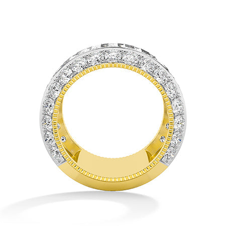Baguette LG Diamond Ring in White Gold - Binson Diamonds Antwerp