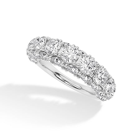 Round LG Diamond Ring in Yellow Gold - Binson Diamonds Antwerp