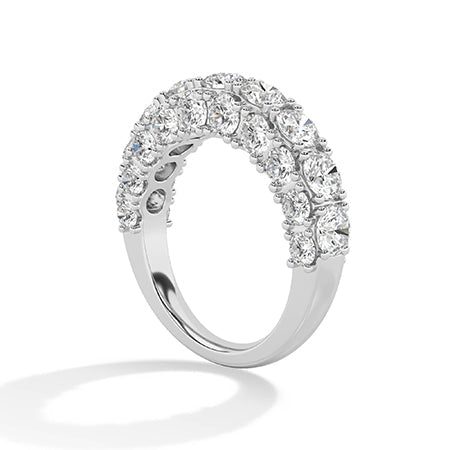 Round LG Diamond Ring in Yellow Gold - Binson Diamonds Antwerp