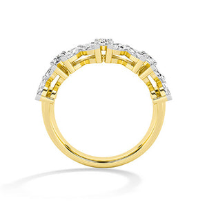 Marquise LG Diamond Ring in White Gold - Binson Diamonds Antwerp