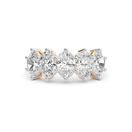 Oval LG Diamond Ring in White Gold - Binson Diamonds Antwerp