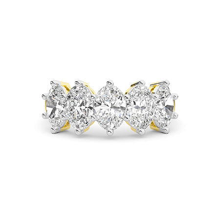 Oval LG Diamond Ring in White Gold - Binson Diamonds Antwerp