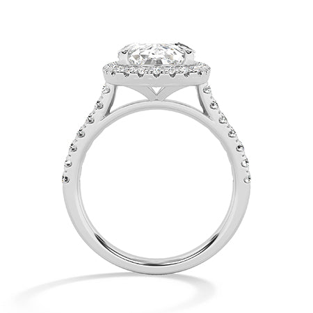 Cushion LG Diamond Ring in Yellow Gold - Binson Diamonds Antwerp