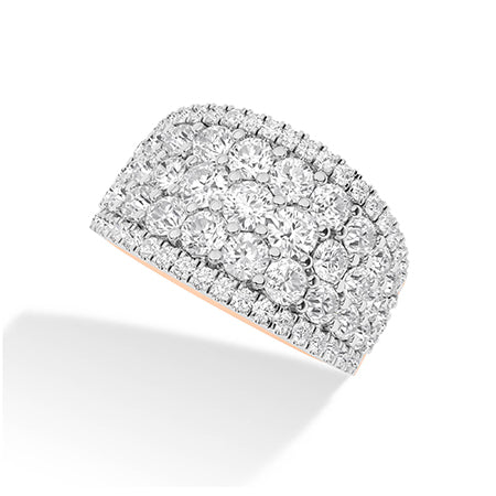 Round LG Diamond Ring in Yellow Gold - Binson Diamonds Antwerp