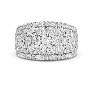 Round LG Diamond Ring in Yellow Gold - Binson Diamonds Antwerp