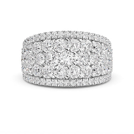 Round LG Diamond Ring in Yellow Gold - Binson Diamonds Antwerp