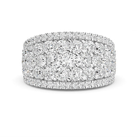 Round LG Diamond Ring in Yellow Gold - Binson Diamonds Antwerp