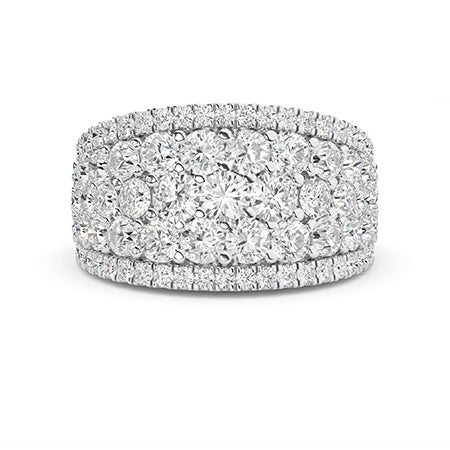 Round LG Diamond Ring in Yellow Gold - Binson Diamonds Antwerp