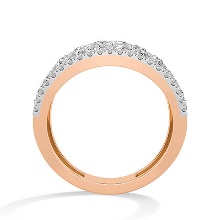 Round LG Diamond Ring in White Gold - Binson Diamonds Antwerp