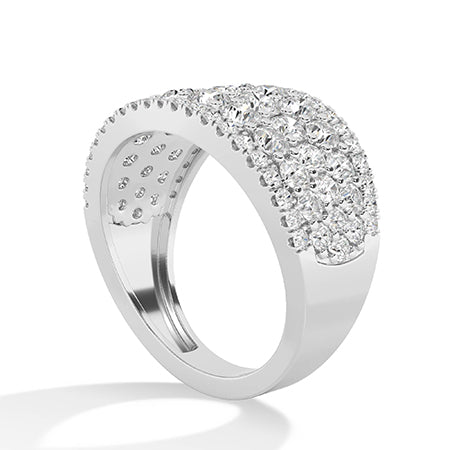 Round LG Diamond Ring in Yellow Gold - Binson Diamonds Antwerp