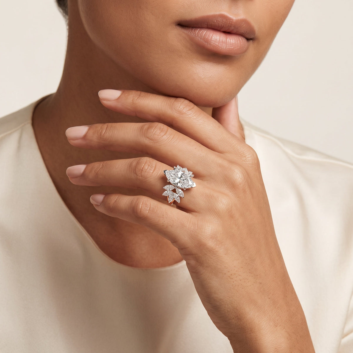 Marquise LG Diamond Ring