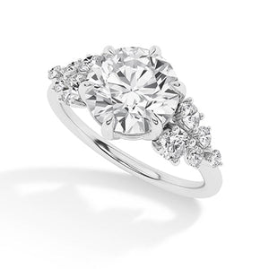 Round LG Diamond Ring in Rose Gold - Binson Diamonds Antwerp