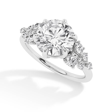 Round LG Diamond Ring in Rose Gold - Binson Diamonds Antwerp