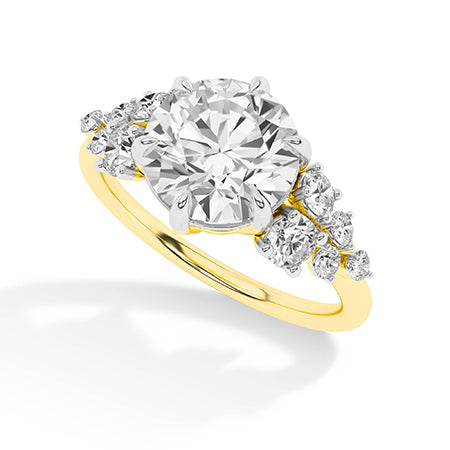 Round LG Diamond Ring in Rose Gold - Binson Diamonds Antwerp